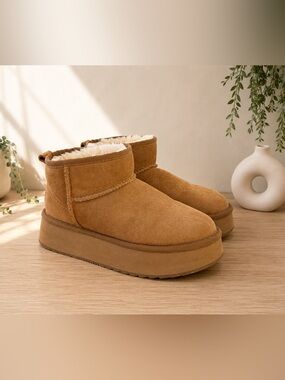 Australian Shepherd Platform UGG Mini Boots